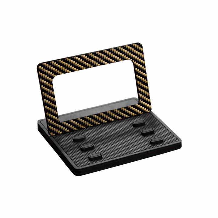 نگهدارنده گوشی موبایل ماهوت مدل MODEL 3_Glossy-Brown-Fiber MAHOOT Mobile Phone and Tablet Stand Model 3 Glossy_Brown_Fiber